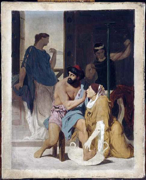 Ulysses and Eurycleia